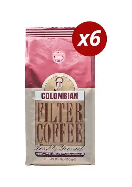 Mehmet Efendi Colombian Filtre Kahvesi: Zengin Aroma ve Yüksek Kaliteyle Kahve Keyfi