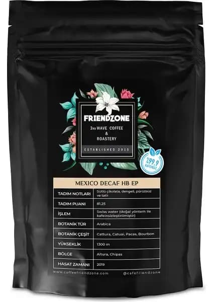 Meksika Decaf Kafeinsiz Kahve: Doğal ve Aromatik Bir Kahve Deneyimi
