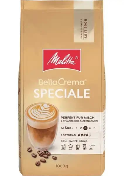 Melitta BellaCrema Speciale Arabica Çekirdek Kahve 1kg yüksek kaliteli kahve seçeneği