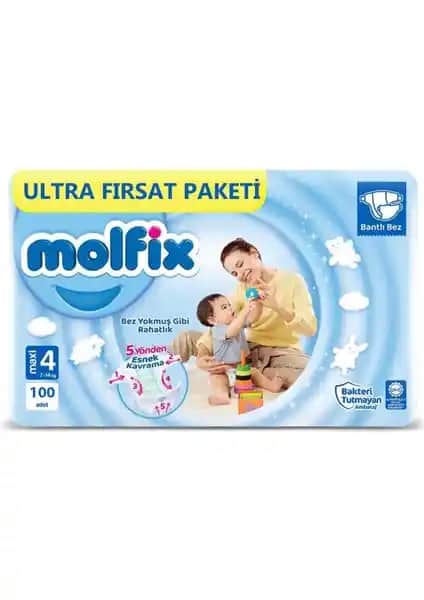 Molfix Bebek Bezi 3D 4 Beden Maxi: Yüksek Performans ve Konfor Sunan Bebek Bezi Seçeneği