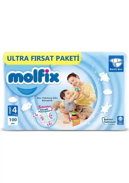 Molfix Bebek Bezi 3D 4 Beden Maxi: Yüksek Performans ve Konfor Sunan Bebek Bezi Seçeneği