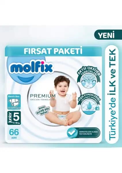 Molfix Premium Ultra Fırsat Paketi Bebekler İçin Güvenilir ve Konforlu Bez Seçeneği