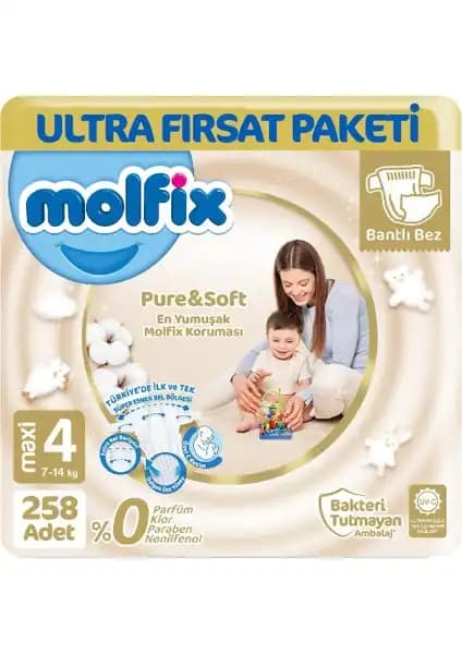 Molfix Pure Soft Ultra Avantaj Bebek Bezi Özellikleri ve Kullanıcı Yorumları