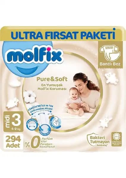 Molfix Pure Soft Ultra Avantaj Bebek Bezi: Yumuşaklık ve Güvenlik Bir Arada