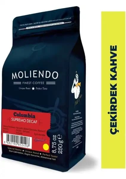 Moliendo Colombia Supremo Decaf Kahve: Yüksek Kaliteli Arabica Çekirdekleriyle Özel Kahve Deneyimi