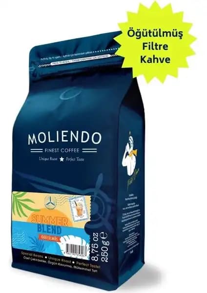 Moliendo Finest Coffee Summer Blend Yaz Aylarına Özel Öğütülmüş Filtre Kahve
