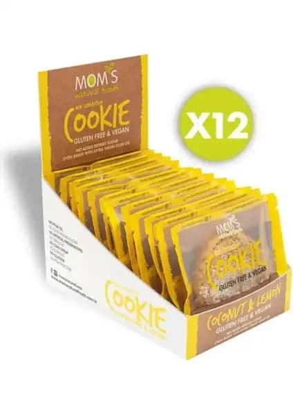 Mom's Natural Foods Glutensiz Limon ve Hindistan Cevizi Kurabiyesi Sağlıklı ve Lezzetli Alternatif