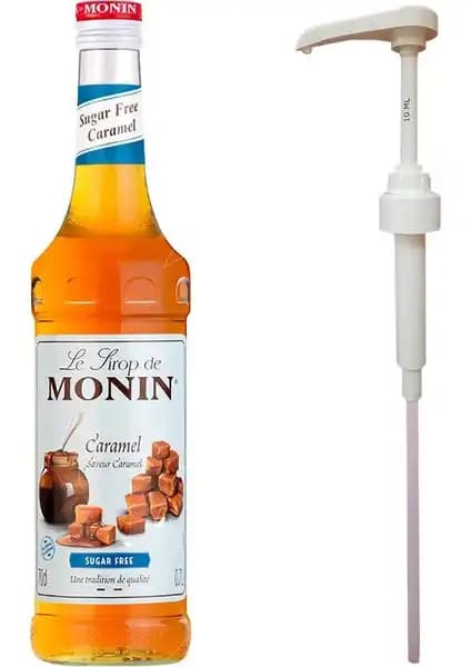 Monin Şekersiz Karamel Şurubu ve Pompa ile Sağlıklı ve Lezzetli İçecekler Hazırlayın