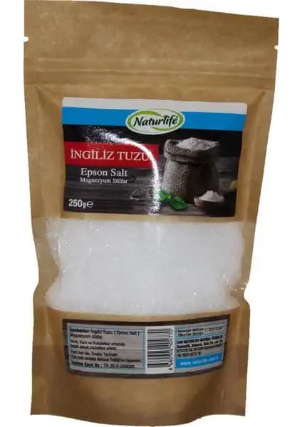 Naturelife Epson Tuzu 250g doğal minerallerle sağlık ve güzellik destekleri