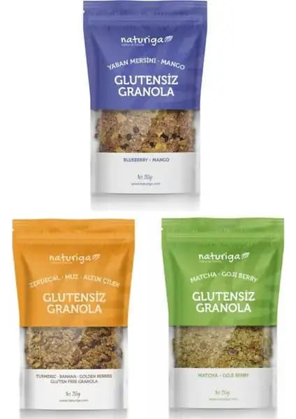 Naturiga Glutensiz Granola Serisi: Sağlıklı ve Lezzetli Atıştırmalık Alternatifleri