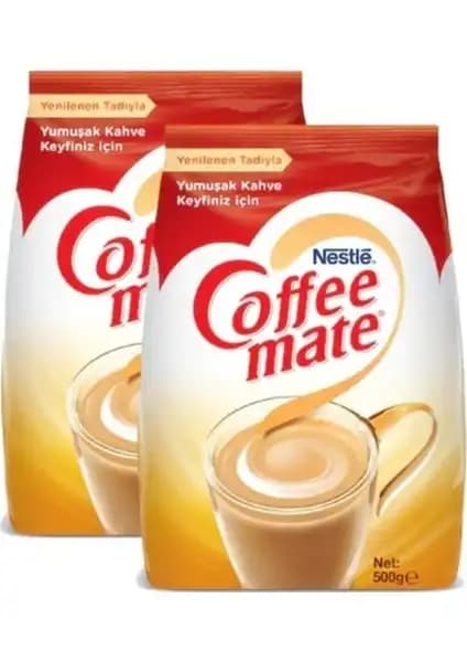 Nestlé Coffee Mate 500 Gr Ekopaket Kahve Beyazlatıcı Doğal ve Bitkisel İçeriklerle Lezzetli Kahve Deneyimi