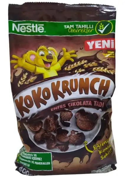 Nestle Koko Krunch Kakaolu Tam Buğday ve Mısır Gevreği ile Sağlıklı ve Lezzetli Kahvaltı Alternatifi
