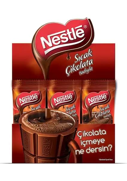 Nestlé Sıcak Çikolata 19 Gr 24'lü Paketle Lezzet ve Pratikliği Bir Arada Yakala
