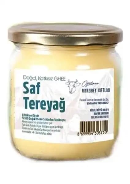 Niyazibey Çiftliği GHEE Saf Tereyağı: Doğal ve Yüksek Kalite Geleneksel Üretim