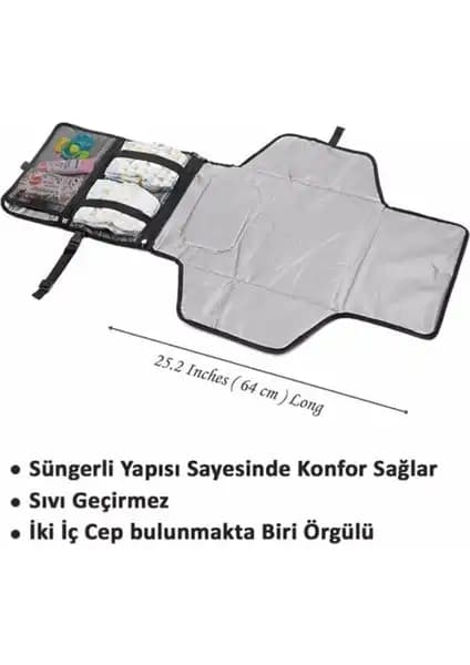 Northern Fashion Bebek Alt Açma Örtüsü ve Minderi: Pratik ve Modern Bebek Bakım Çözümü