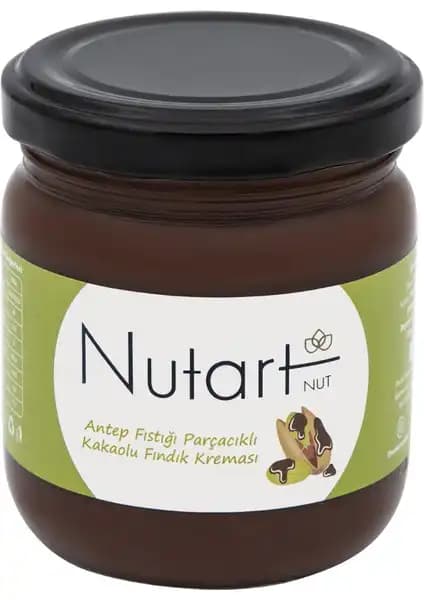 Nutart Antep Fıstıklı Parçacıklı Kakaolu Fındık Kreması: Doğal ve Lezzetli Tatlı Seçeneği