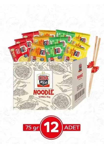 Oba Mie Karma Çeşnili Hazır Noodle: Hızlı, Lezzetli ve Vegan Dostu Öğün Seçeneği