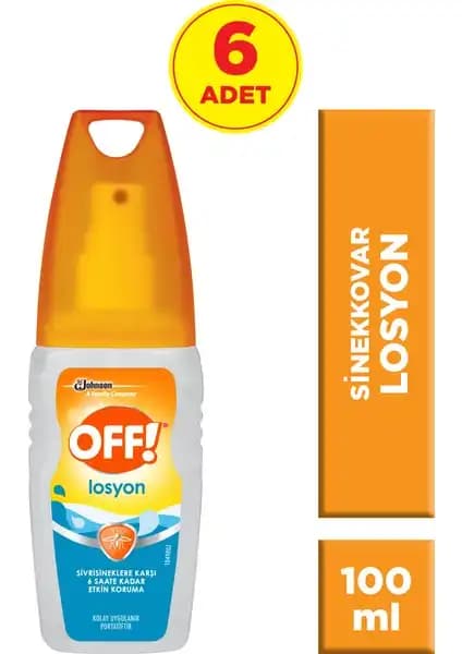 Off Sinekkovar Losyon 6'lı: Sivrisineklerle Mücadelede Güvenilir ve Etkili Çözüm