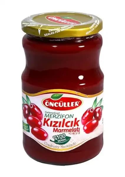 Öncüller Kızılcık Marmelatı: Doğal ve Sağlıklı Lezzetlerle Sofralarınıza Renk Katın