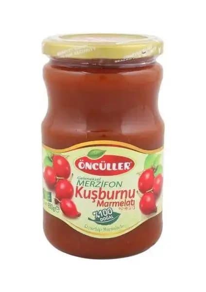 Öncüller Kuşburnu Marmelatı 830g Doğal ve Geleneksel Üretimle Lezzetli Sağlıklı Tarif