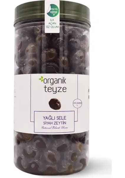 Organik Teyze Sevinç Teyze Yağlı Sele Siyah Zeytin: Doğallık ve Kalite ile Sağlıklı Bir Seçenek