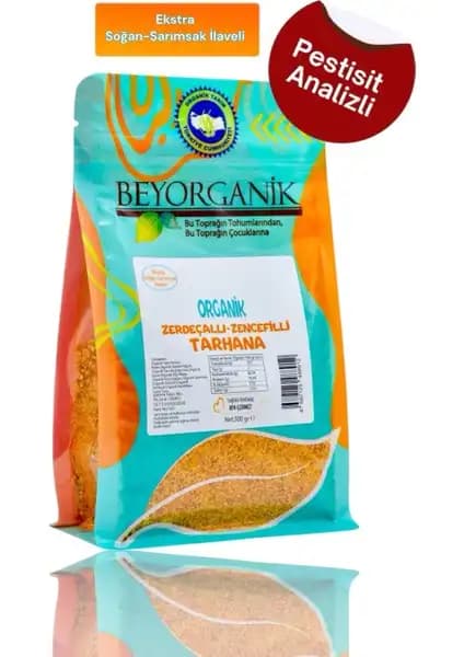 Organik Zencefilli Zerdeçallı Tarhana: Sağlıklı ve Doğal Geleneksel Tarif Alternatifi