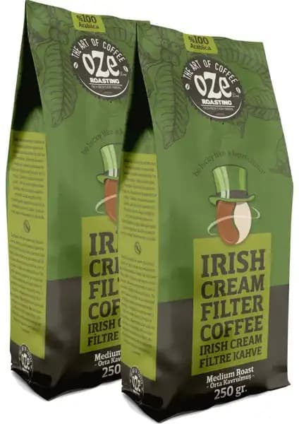 Oze Irish Cream Aromalı Filtre Kahve: Zengin Lezzet ve Aromayla Kahve Keyfi