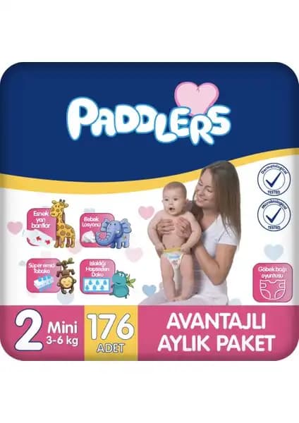 Paddlers Bebek Bezi 2 Numara Mini: Yüksek Emicilik ve Güvenilirlik Sunan Bebek Bezi