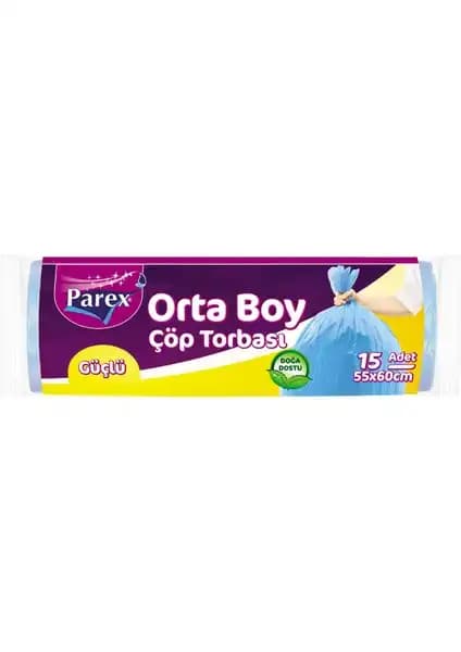 Parex Güçlü Çöp Poşeti Orta Boy: Dayanıklı ve Güvenilir Temizlik Çözümü