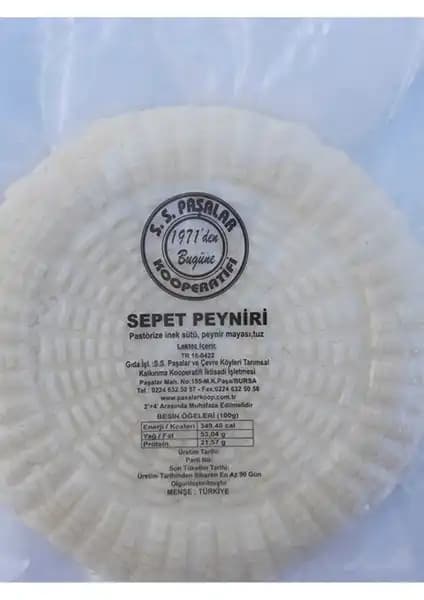 Paşalar Tam Yağlı Sepet Peyniri: Doğal ve Zengin Aromalı Geleneksel Peynir Seçeneği