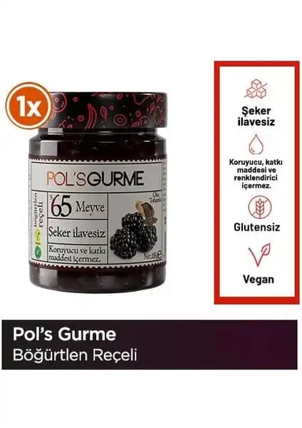 Pol's Gurme Şeker İlavesiz Böğürtlen Reçeli Doğal ve Sağlıklı İçeriğiyle Öne Çıkan Tatlı Seçeneği