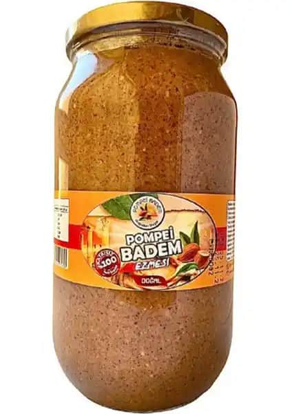 Pompei Sade Şekersiz %100 Badem Ezmesi: Doğal ve Sağlıklı Beslenme İçin İdeal Alternatif