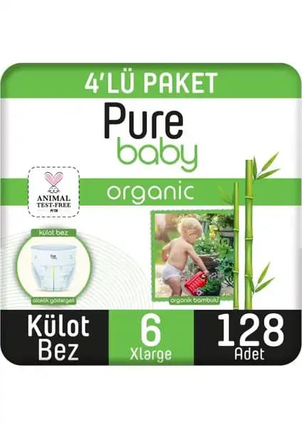 Pure Baby Organik Bambu Özlü Külot Bezleri: Doğal ve Güvenilir Bebek Bezi Seçenekleri