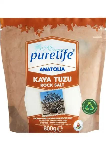 Pure Life Kaya Tuzu: Anadolu'nun Doğal Mineralli Kaya Tuzu Güvenilir ve Sağlıklı Kullanım İçin