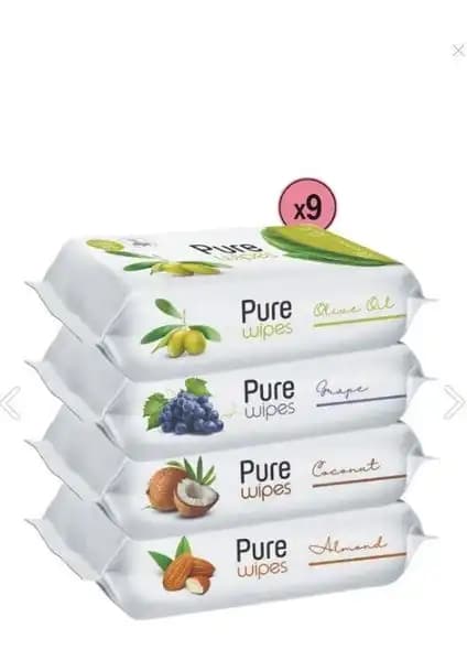 Pure Wipes Islak Mendil: Doğal İçerikli Hijyen ve Temizlik Ürünü