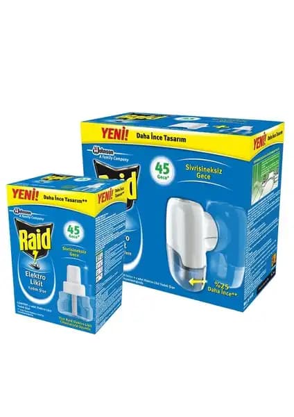 Raid Elektro Likit Makine: 90 Gün Süreyle Güçlü ve Estetik Sinek Kovucu Çözüm