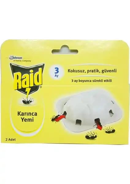 Raid Marka Karınca Yemi 2'li Paket ile Evde Kalıcı ve Etkili Karınca Kontrolü