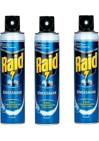 Raid Sineksavar 2 in 1: Güçlü ve Etkili Böcek Koruyucu Oda Spreyi Ürünü Özellikleri ve Kullanımı