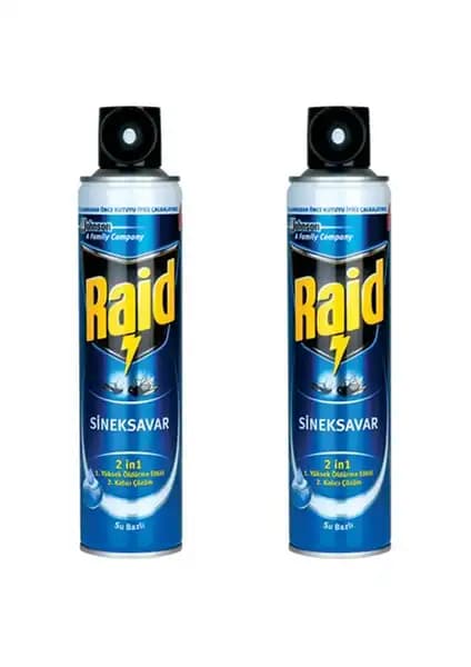 Raid Sineksavar 2'li 300 ml paket ile etkili sivrisinek koruma çözümü