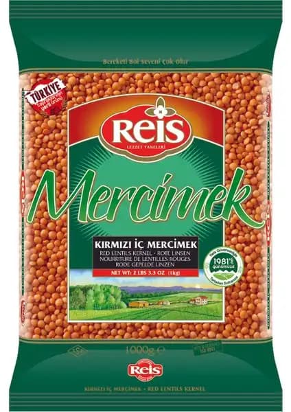 Reis Kırmızı Mercimek 1 kg: Sağlıklı ve Uygun Fiyatlı Bakliyat Seçeneği