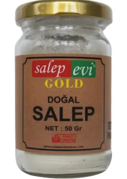 Salepevi Gold Salep Doğal ve Katkısız Salep Tozu Sağlıklı İçin Uygun
