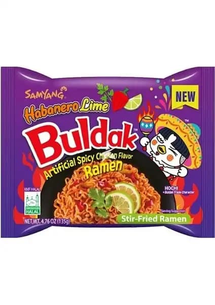 Samyang Buldak Habanero Lime: Baharatlı ve Ekşi Lezzetlerin Modern Buluşması