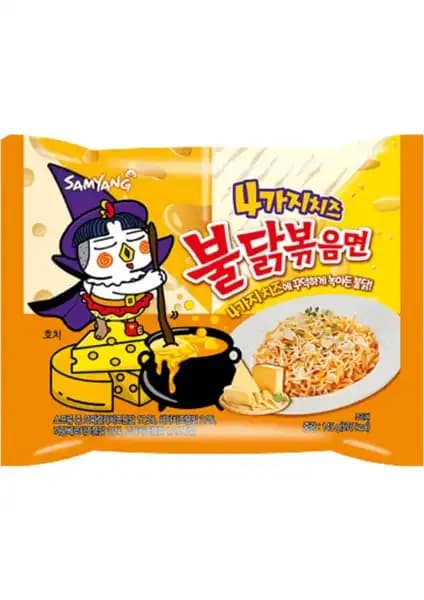Samyang Buldak Quattro Cheese 4 Peynirli Baharatlı Hot Chicken Ramen: Pratik ve Lezzetli Bir Çözüm