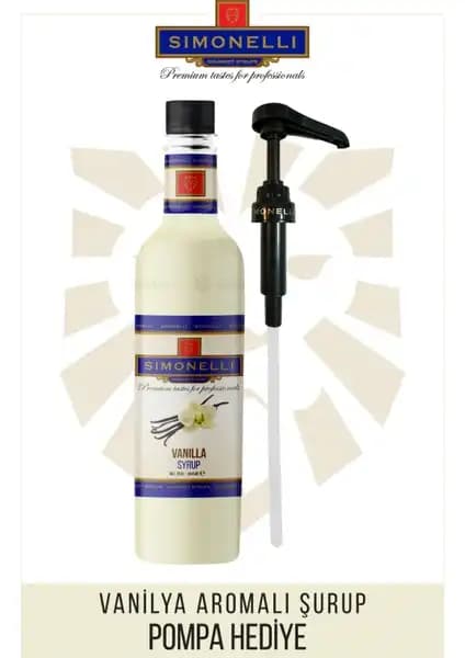 Simonelli Vanilya Kahve ve Kokteyl Şurubu 700 ml ile Lezzet ve Aromada Yeni Bir Deneyim