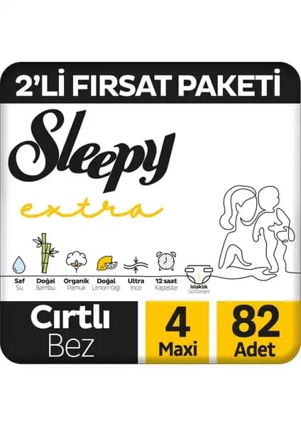 Sleepy Extra Günlük Aktivite Bebek Bezi 82 Adetlik Fırsat Paketi İncelemesi