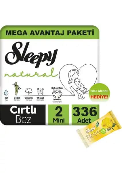 Sleepy Natural Bebek Bezi Mega Avantaj Paketi: Yüksek Emicilik ve Konfor Sağlayan Ürün