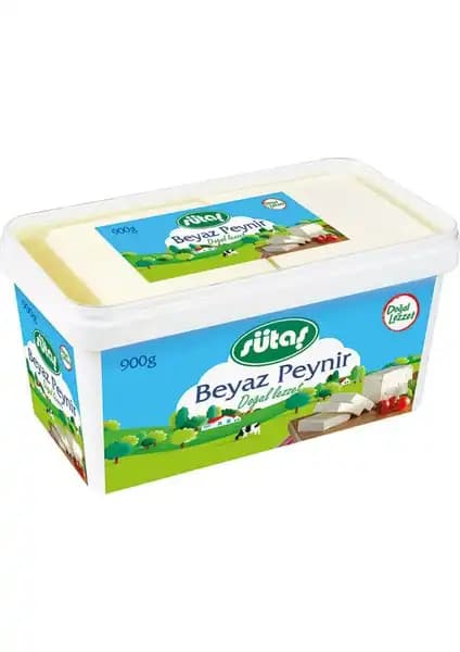 Sütaş Tam Yağlı Beyaz Peynir 1000 Gr - Kaliteli ve Lezzetli Türk Kahvaltısı İçin