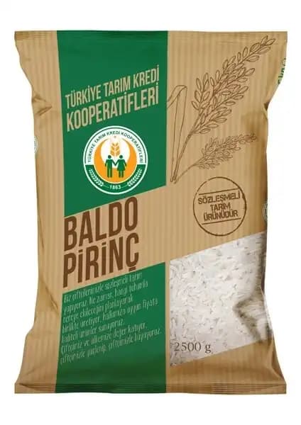 Tarım Kredi Baldo Pirinç 2,5 kg: Yüksek Kalite ve Lezzetli Türk Mutfağı Pirinçleri