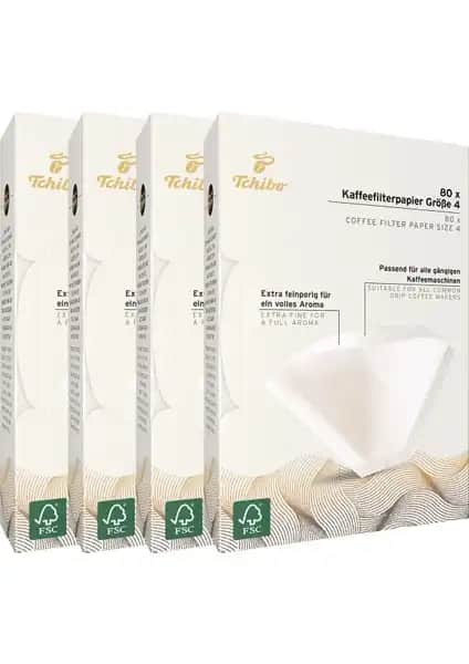 Tchibo 4 x 80 Adet Filtre Kahve Kağıdı Ürün İncelemesi ve Kullanım Avantajları