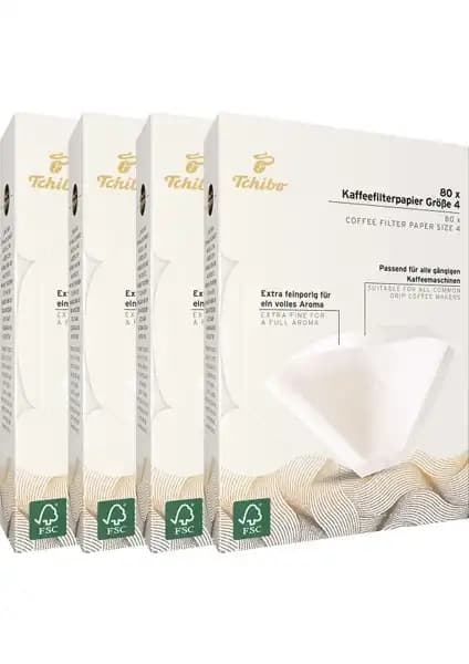 Tchibo 4 x 80 Adet Filtre Kahve Kağıdı Ürün İncelemesi ve Kullanım Avantajları